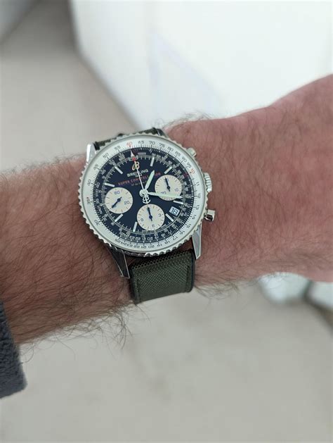 breitling navitimer mi938022 canvas strap|Strap Guide .